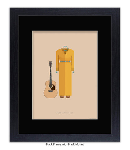 Joni Mitchell Fred Birchal Art Print