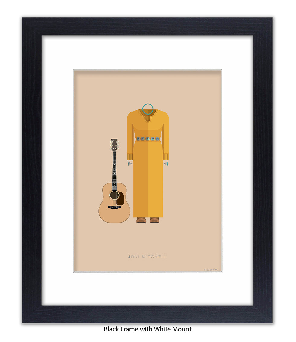 Joni Mitchell Fred Birchal Art Print