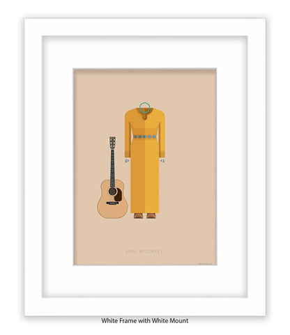 Joni Mitchell Fred Birchal Art Print