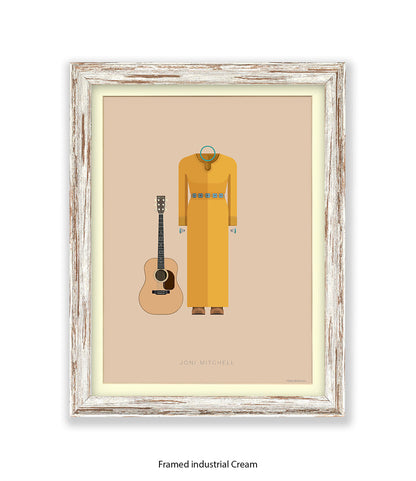 Joni Mitchell Fred Birchal Art Print