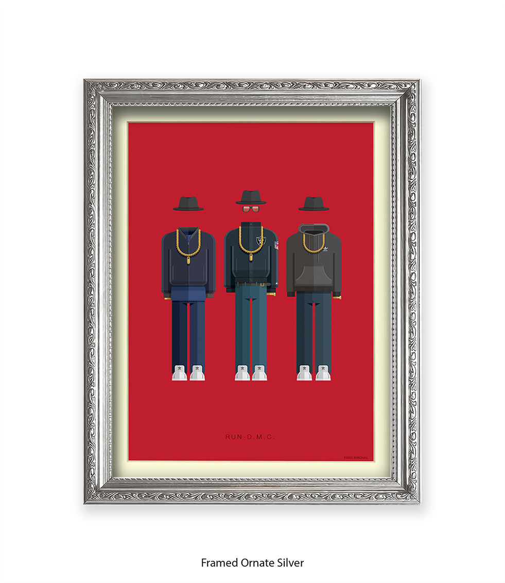 Run DMC Fred Birchal Art Print