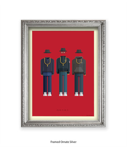 Run DMC Fred Birchal Art Print