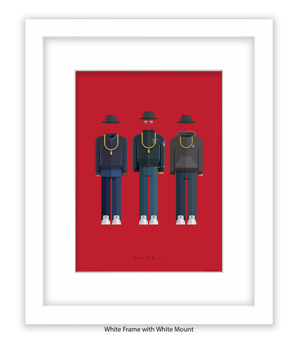 Run DMC Fred Birchal Art Print