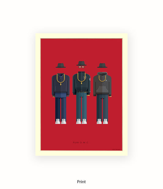 Run DMC Fred Birchal Art Print