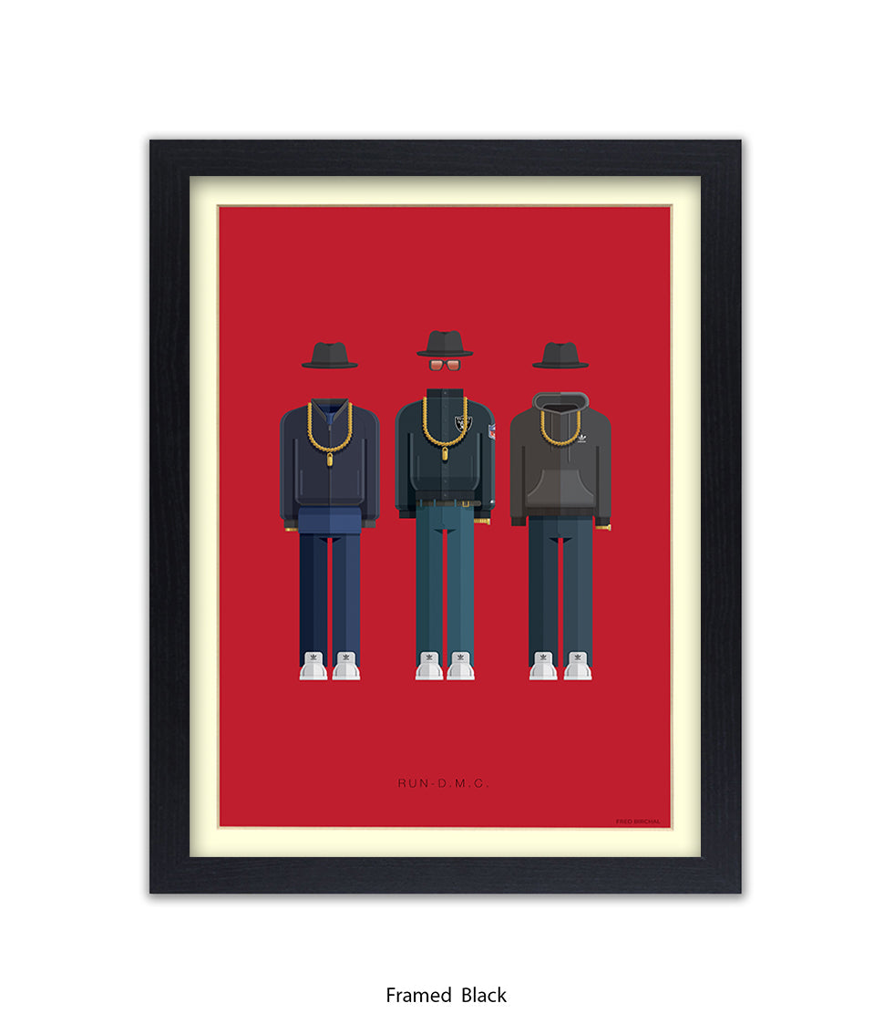 Run DMC Fred Birchal Art Print