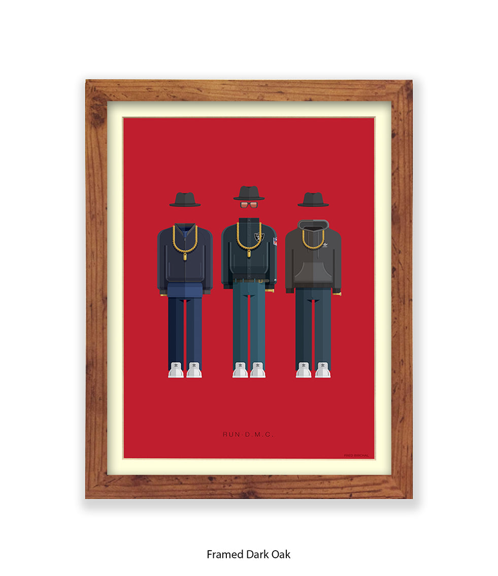 Run DMC Fred Birchal Art Print