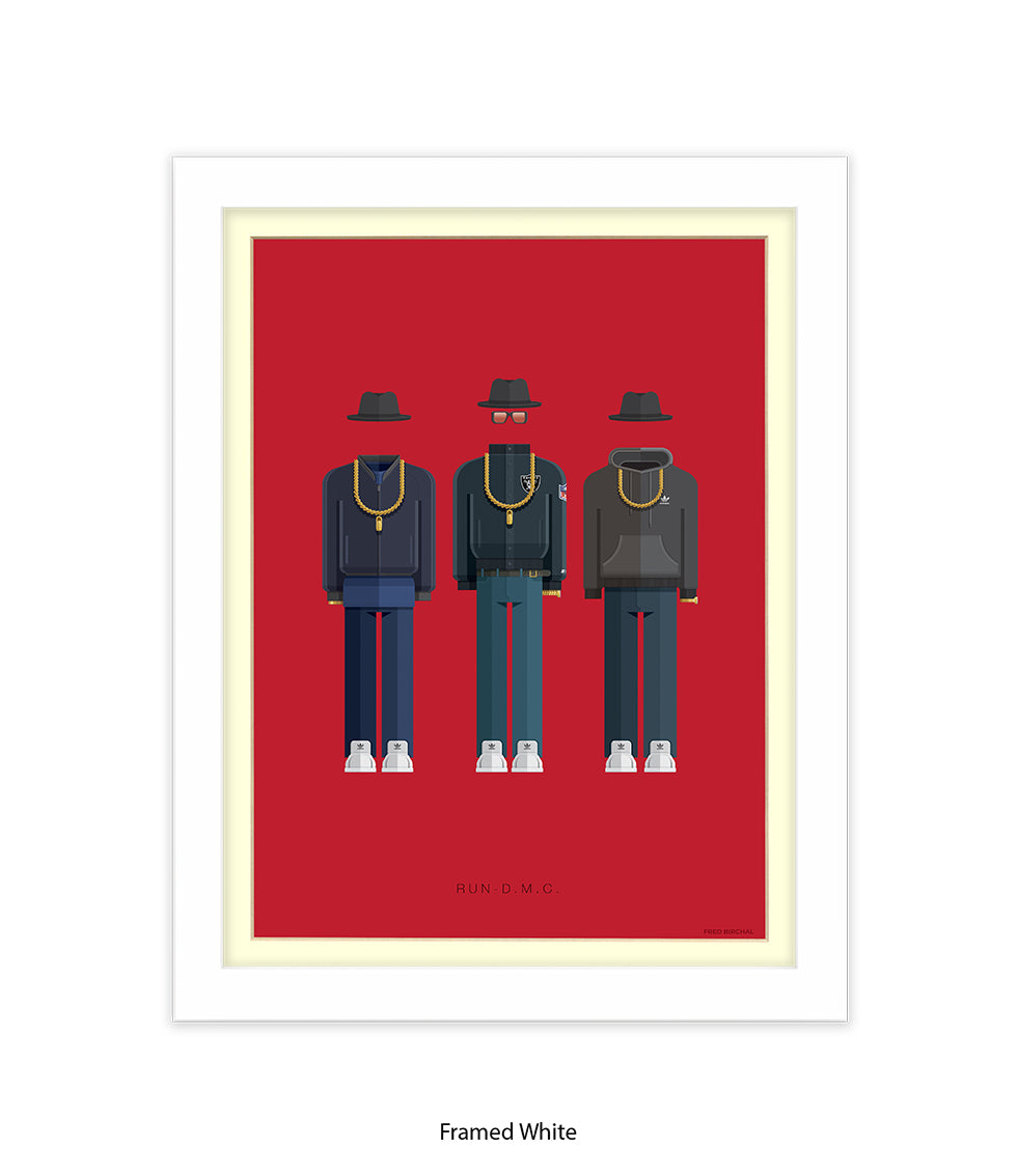 Run DMC Fred Birchal Art Print