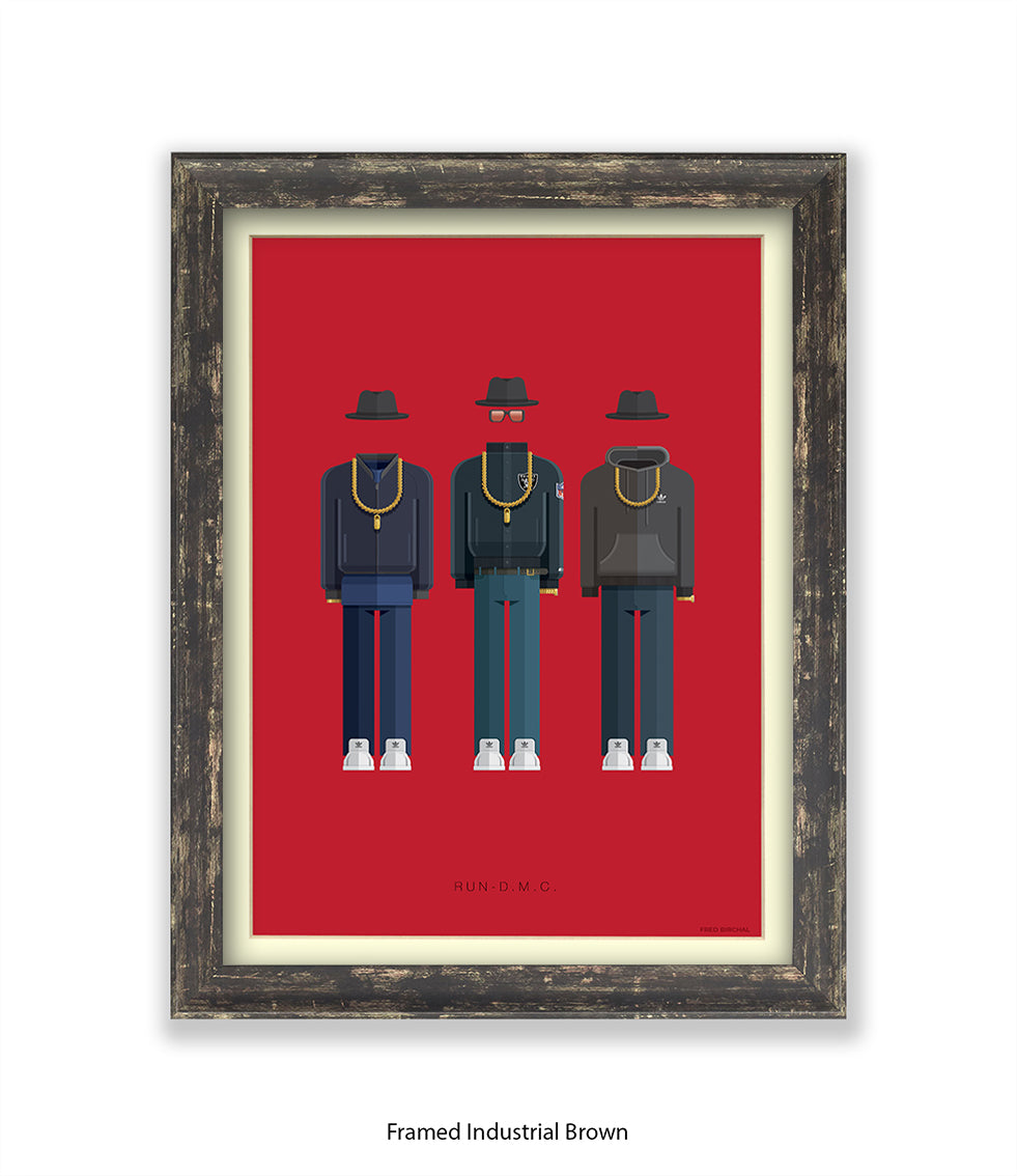 Run DMC Fred Birchal Art Print