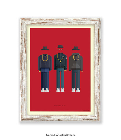 Run DMC Fred Birchal Art Print