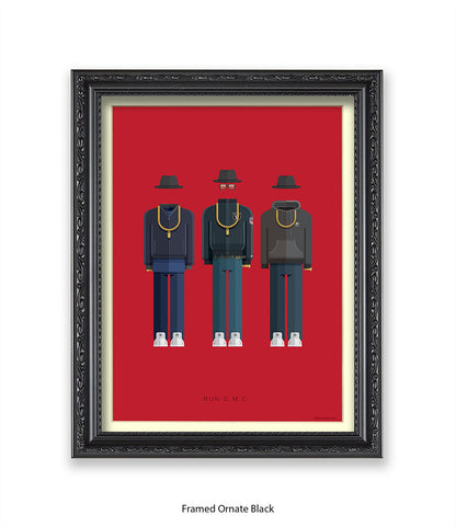 Run DMC Fred Birchal Art Print