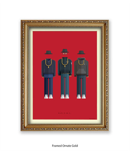 Run DMC Fred Birchal Art Print