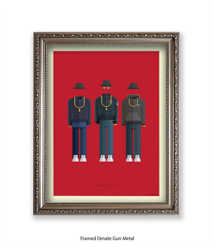 Run DMC Fred Birchal Art Print