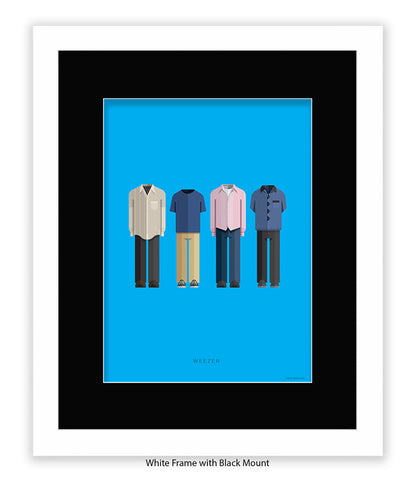 Weezer Fred Birchal Art Print