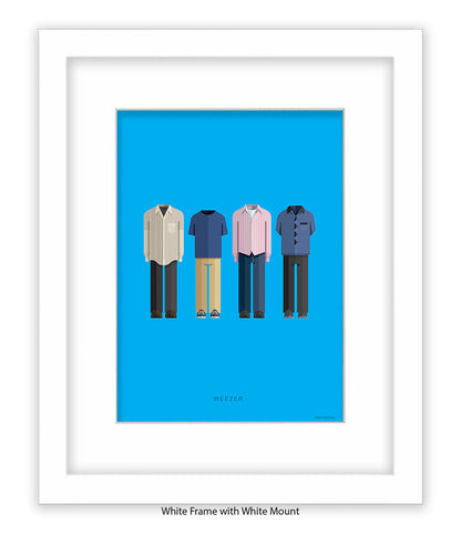 Weezer Fred Birchal Art Print