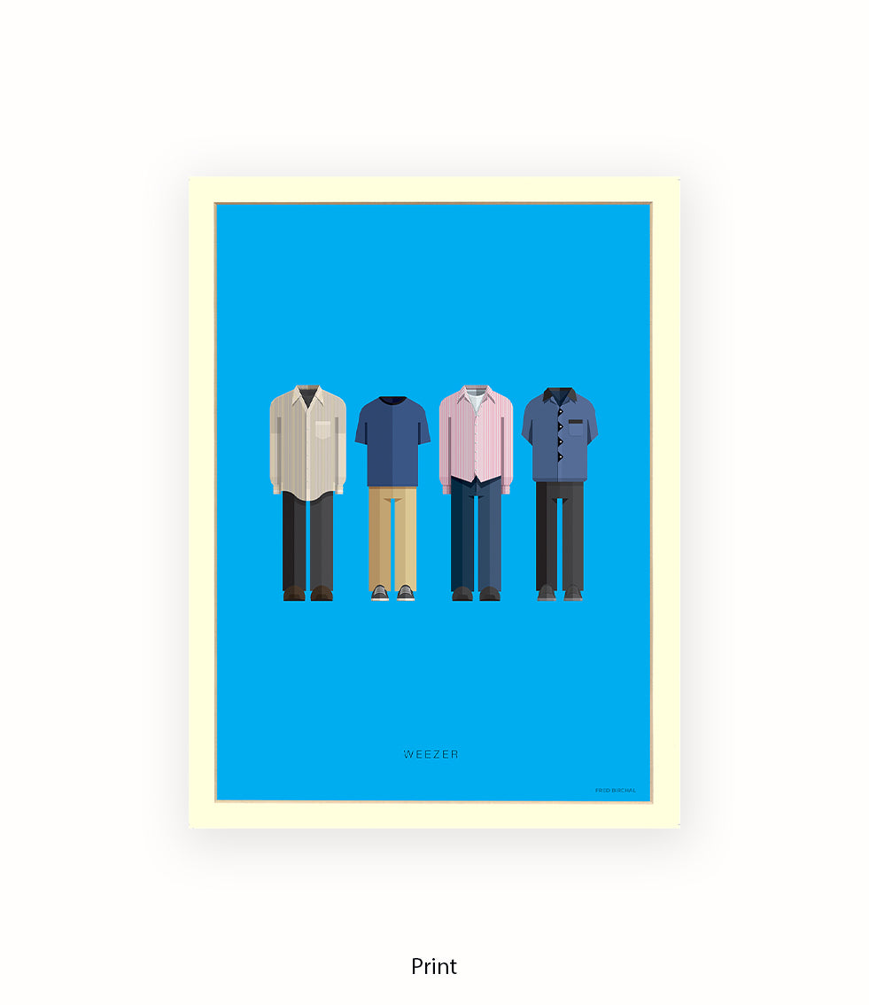 Weezer Fred Birchal Art Print