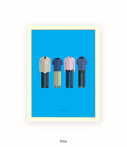 Weezer Fred Birchal Art Print