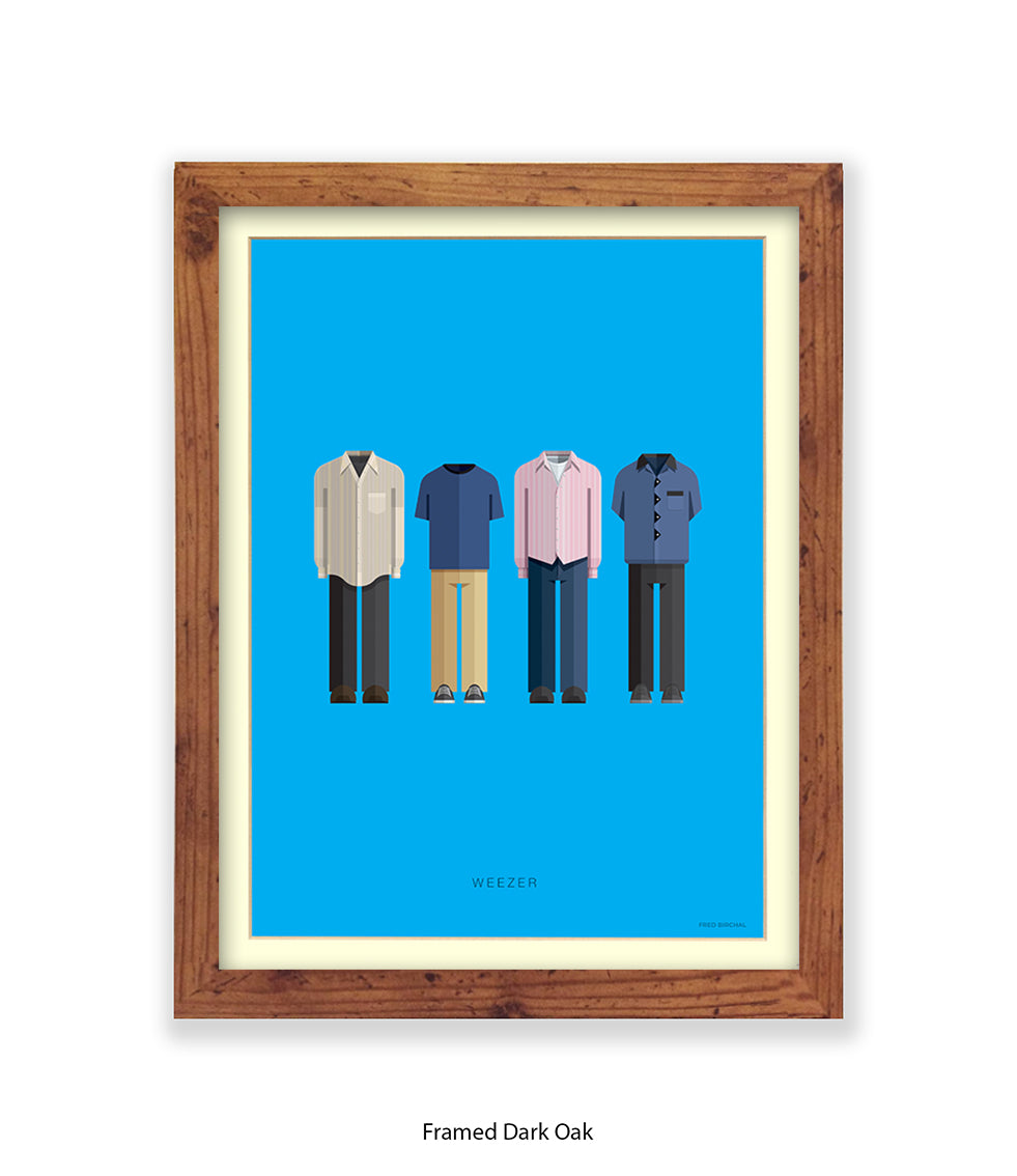 Weezer Fred Birchal Art Print