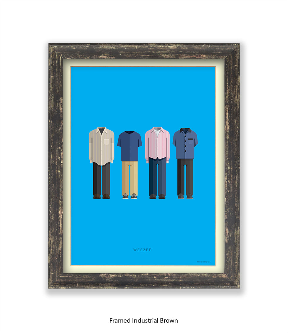 Weezer Fred Birchal Art Print