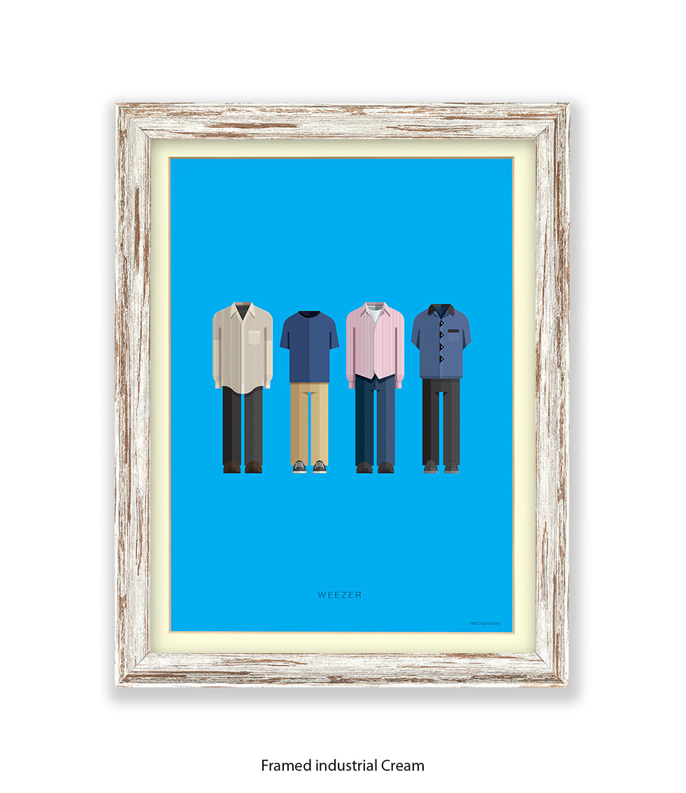 Weezer Fred Birchal Art Print