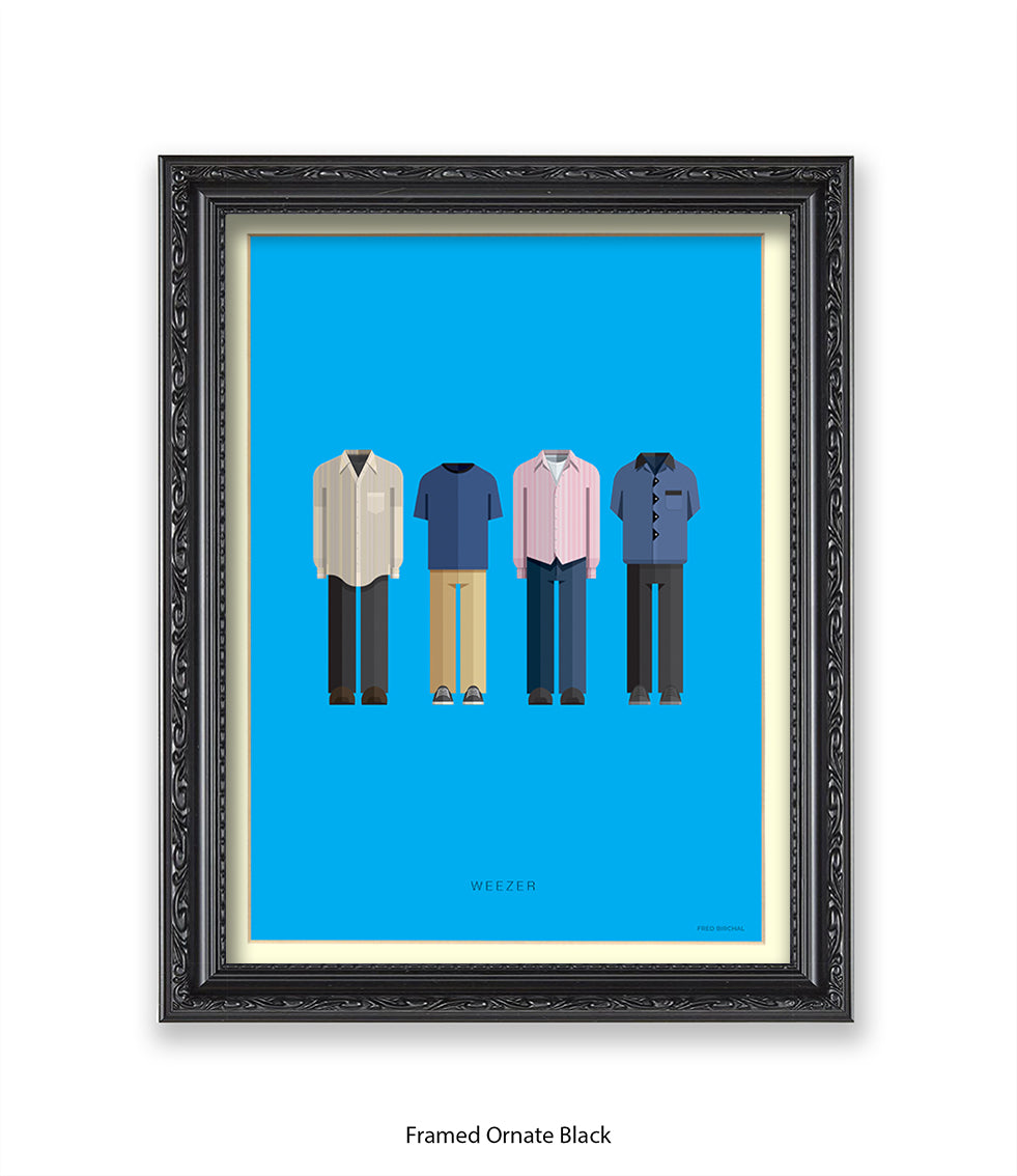 Weezer Fred Birchal Art Print