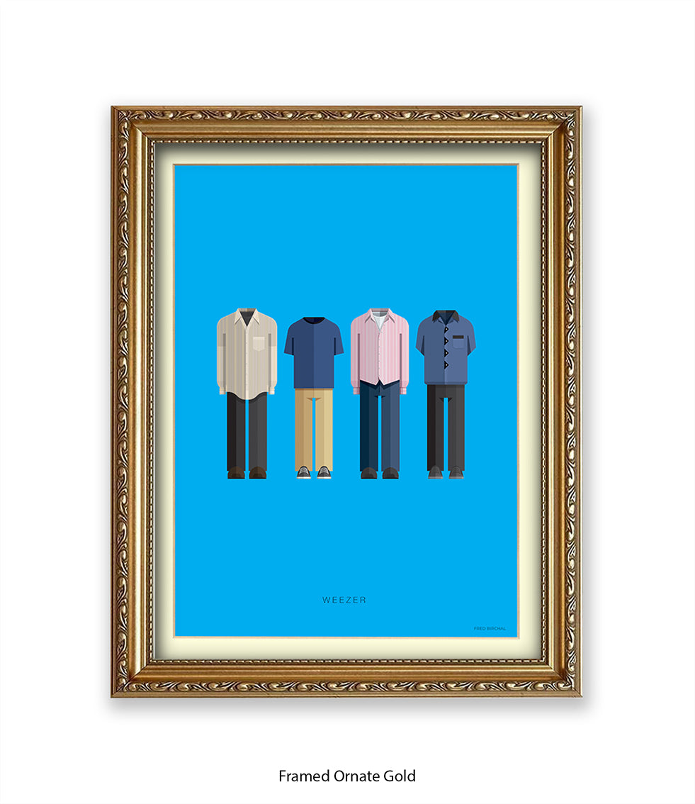 Weezer Fred Birchal Art Print