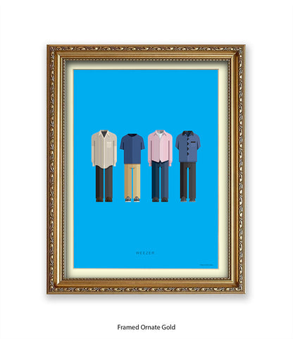 Weezer Fred Birchal Art Print