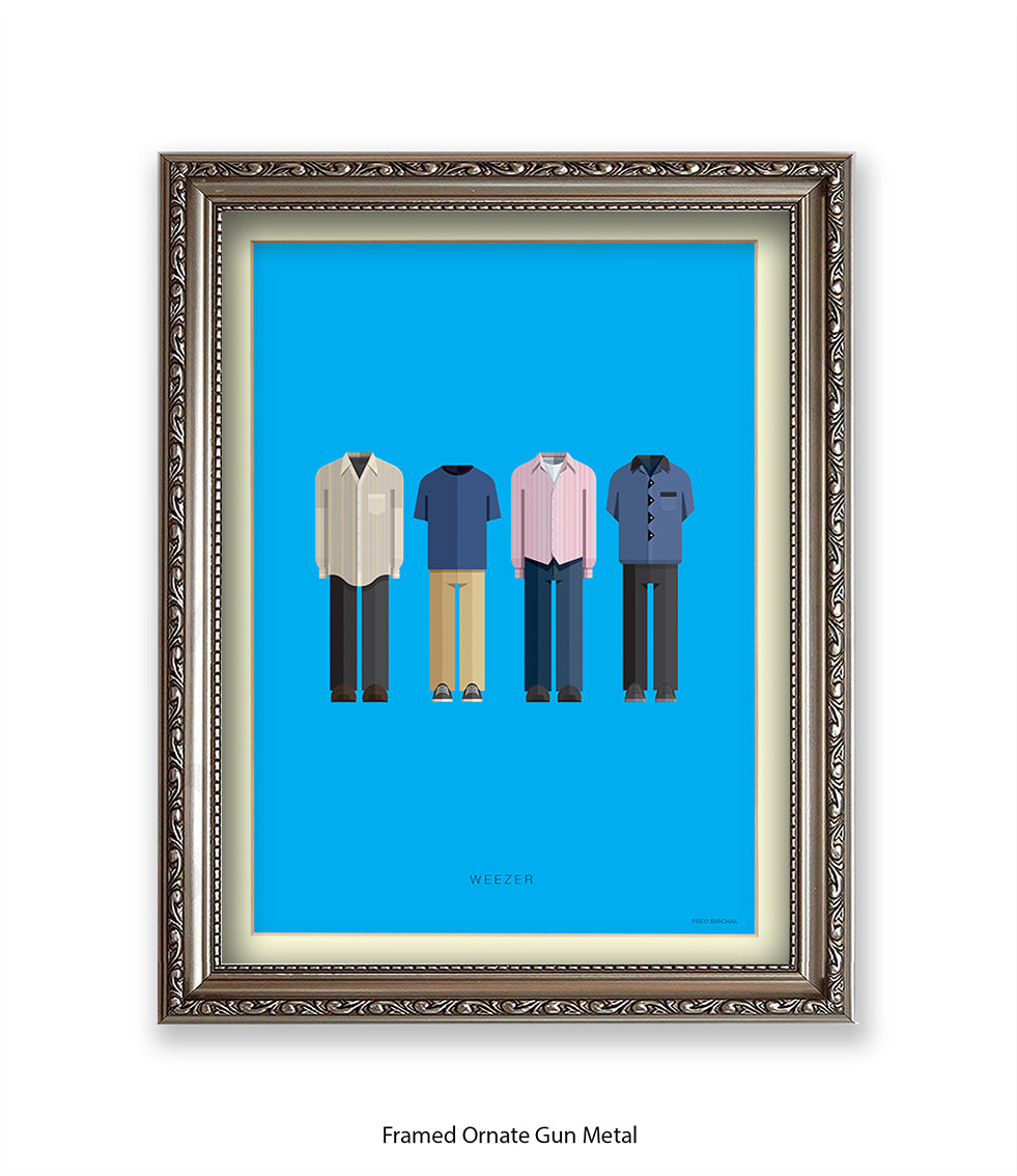 Weezer Fred Birchal Art Print