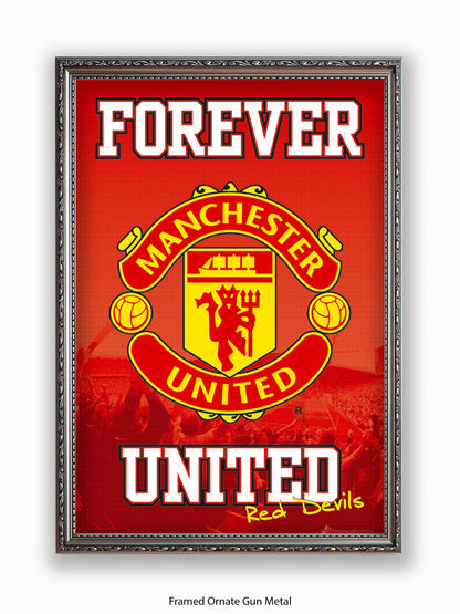 Manchester Utd  Forever United Poster