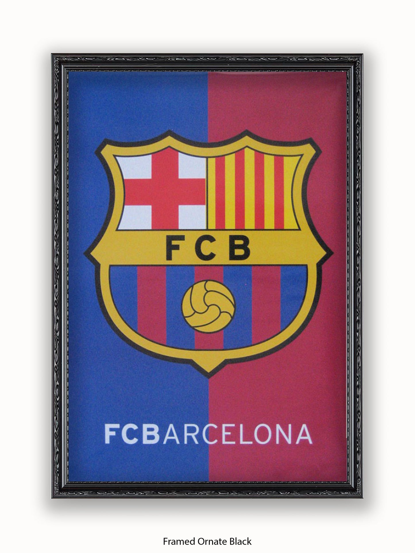 Barcalona Club Badge Poster