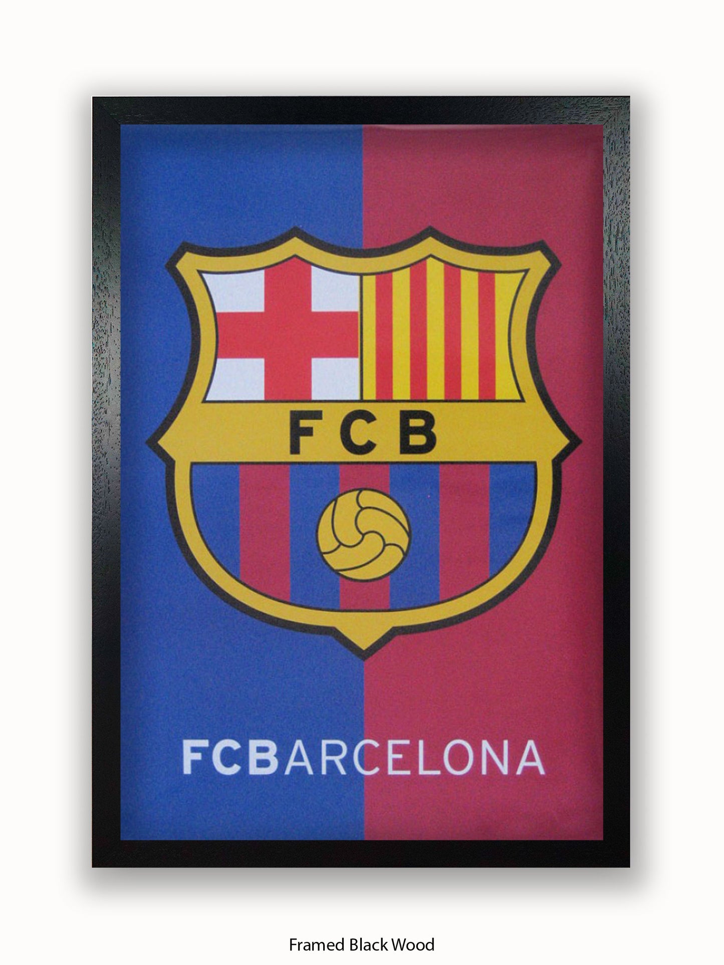 Barcalona Club Badge Poster