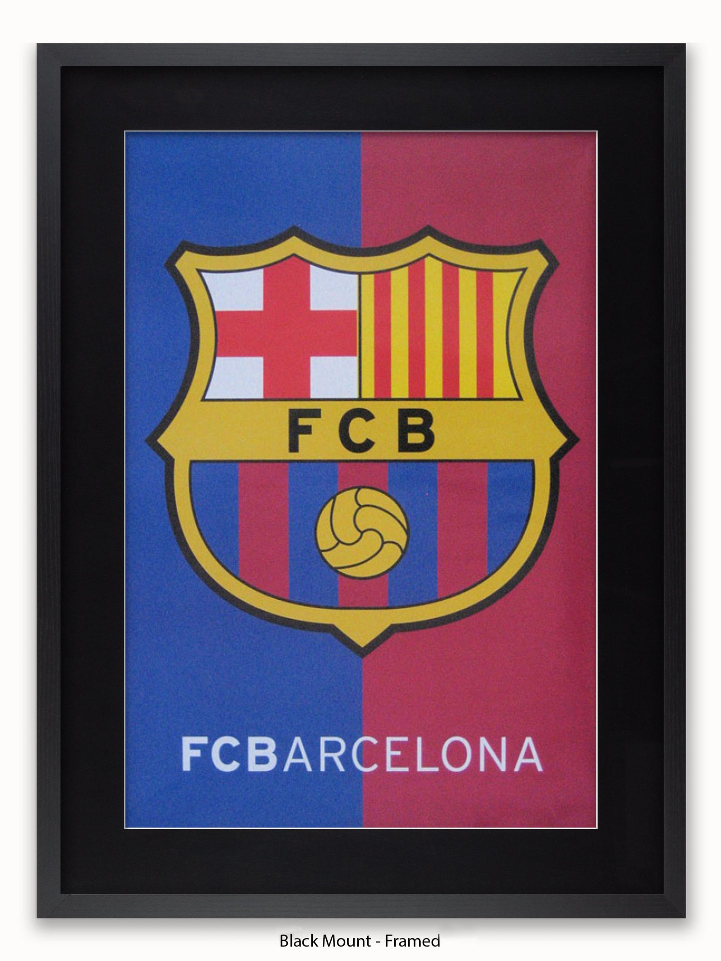 Barcalona Club Badge Poster