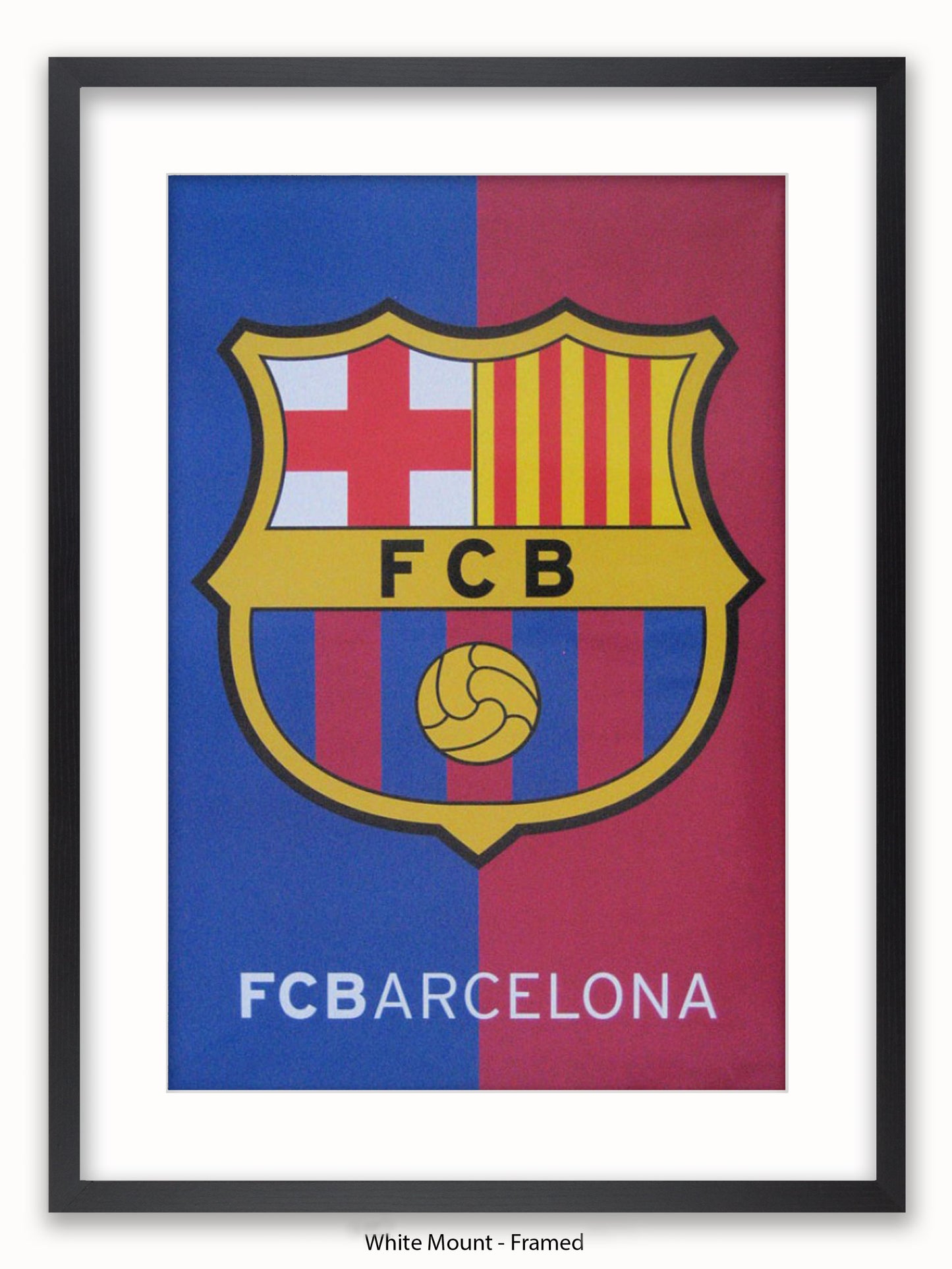 Barcalona Club Badge Poster