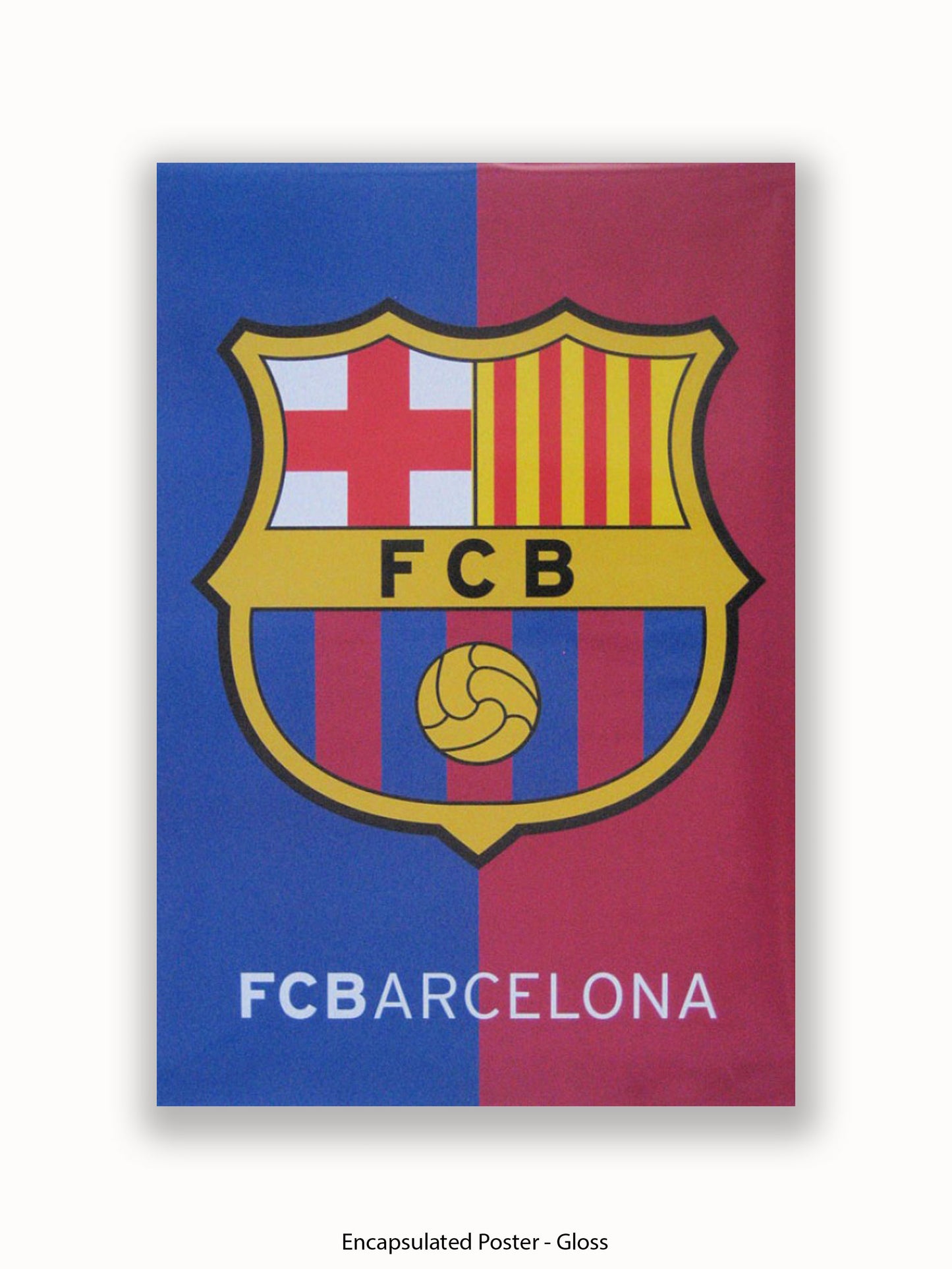 Barcalona Club Badge Poster