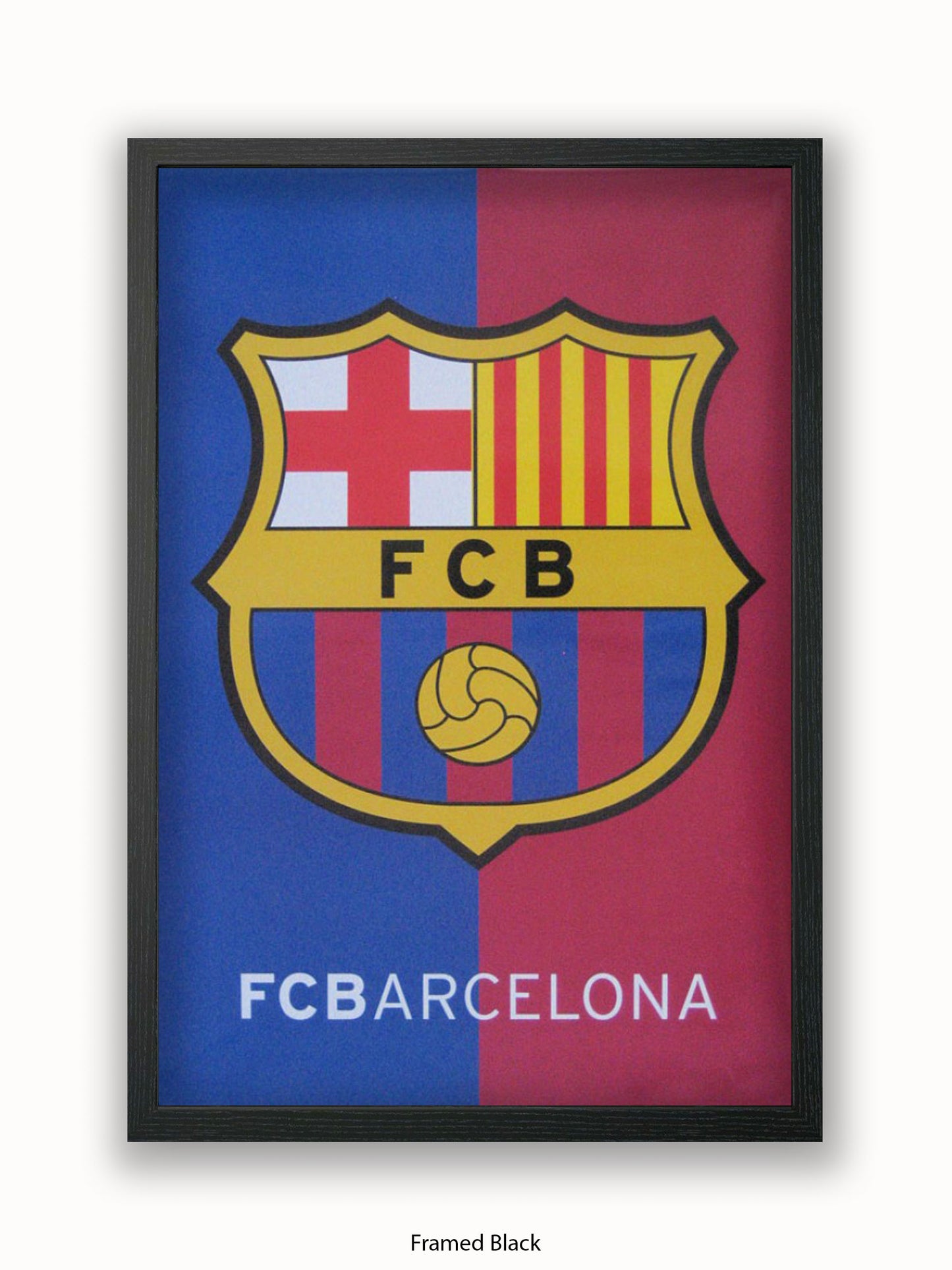 Barcalona Club Badge Poster