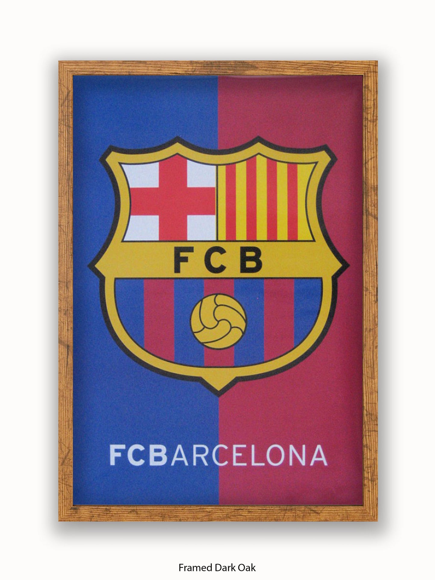 Barcalona Club Badge Poster