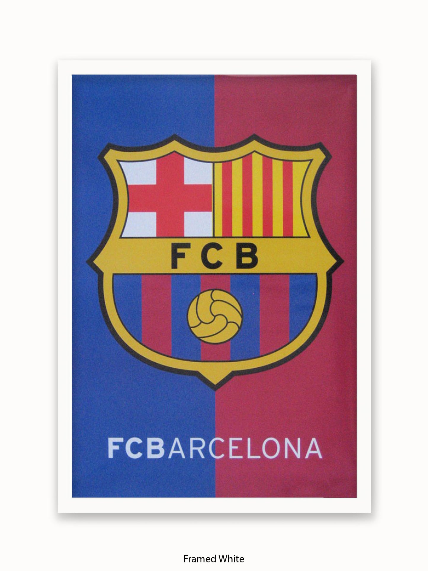 Barcalona Club Badge Poster