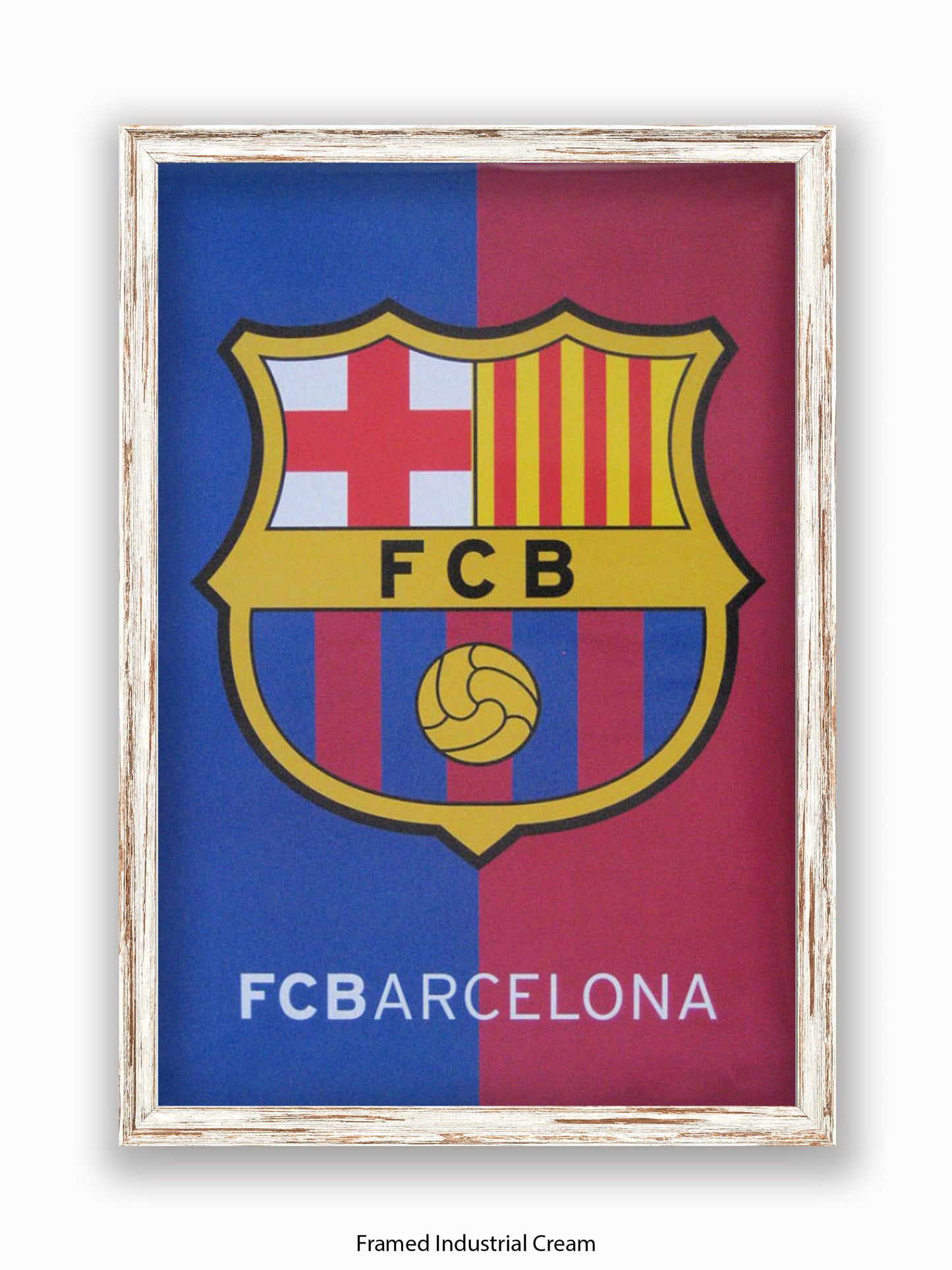 Barcalona Club Badge Poster