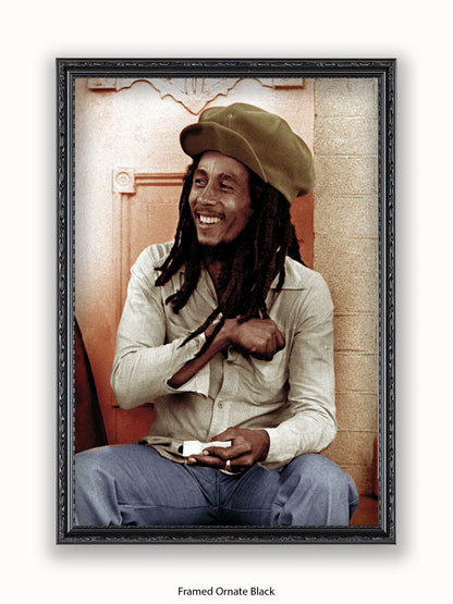 Bob Marley  Rolling Col  H Poster