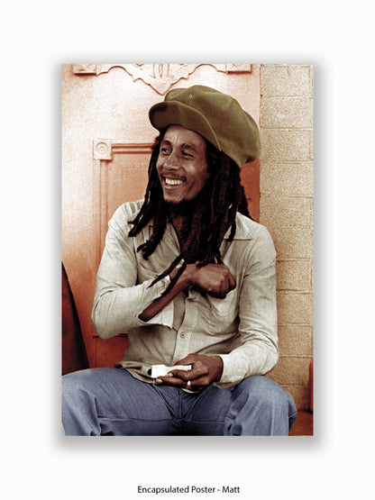 Bob Marley  Rolling Col  H Poster