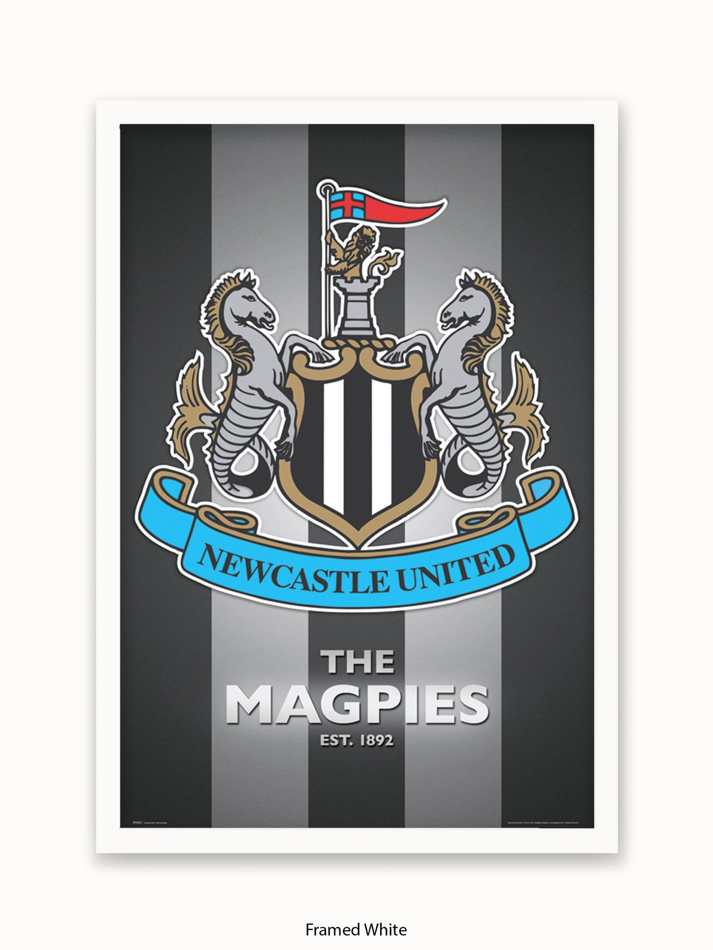 Newcastle Utd  The Magpies Poster