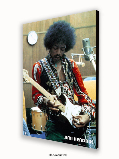 Jimi Hendrix  Studio  Guitar Poster