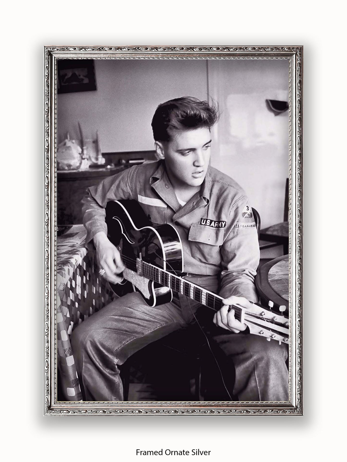 Elvis Presley Army Uniform Poster