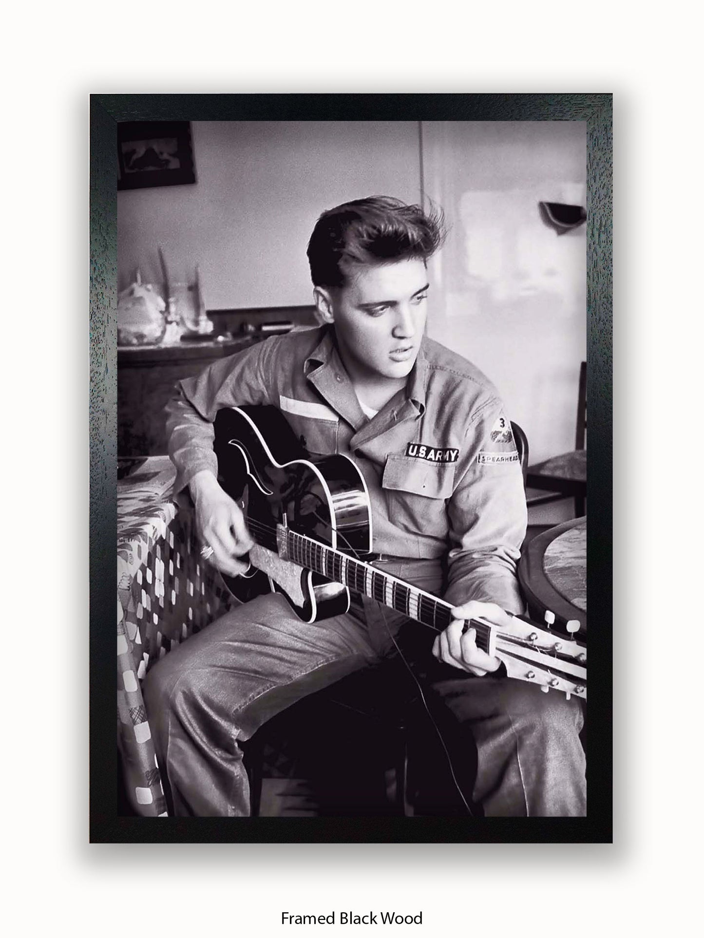 Elvis Presley Army Uniform Poster