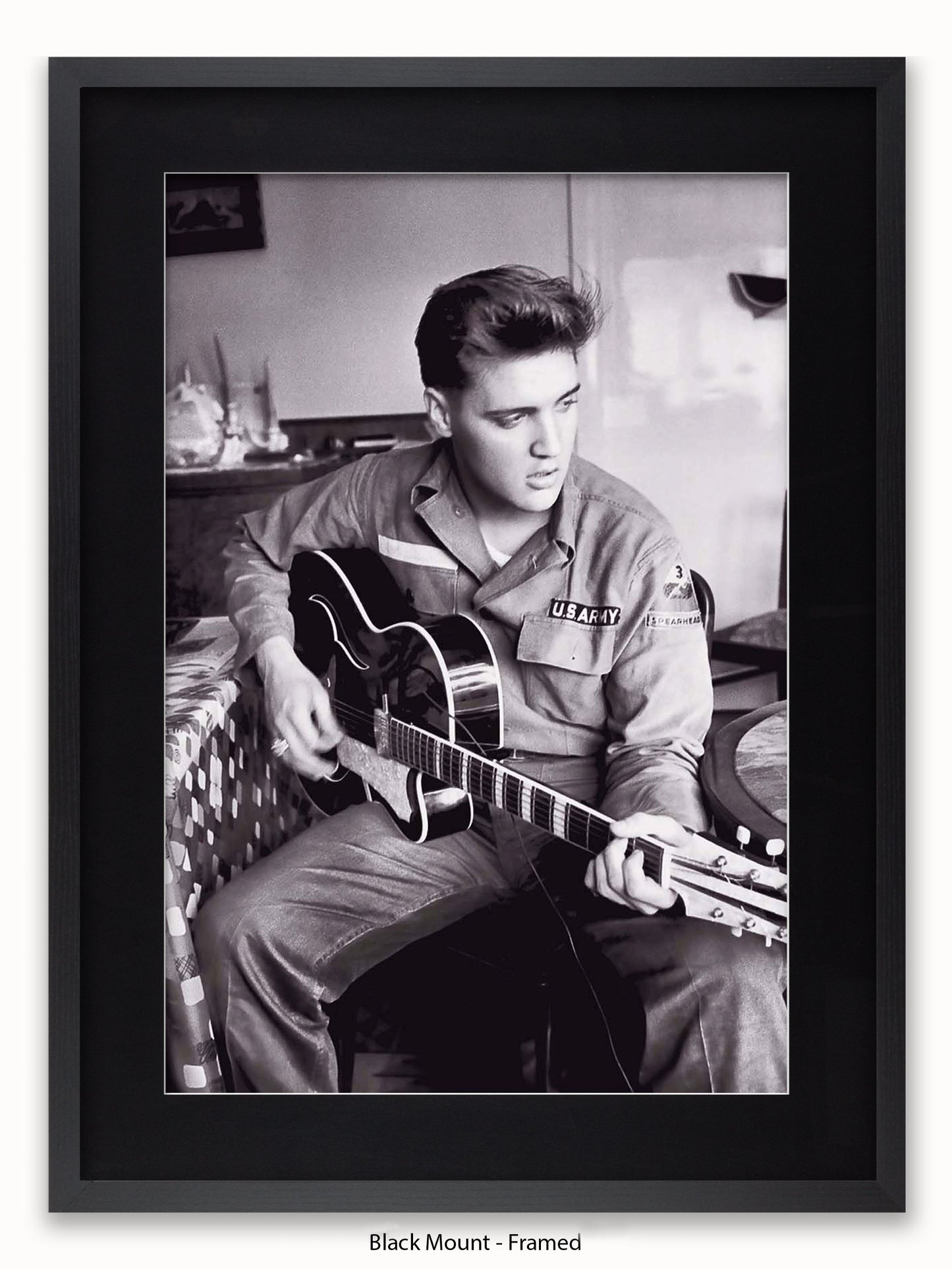 Elvis Presley Army Uniform Poster