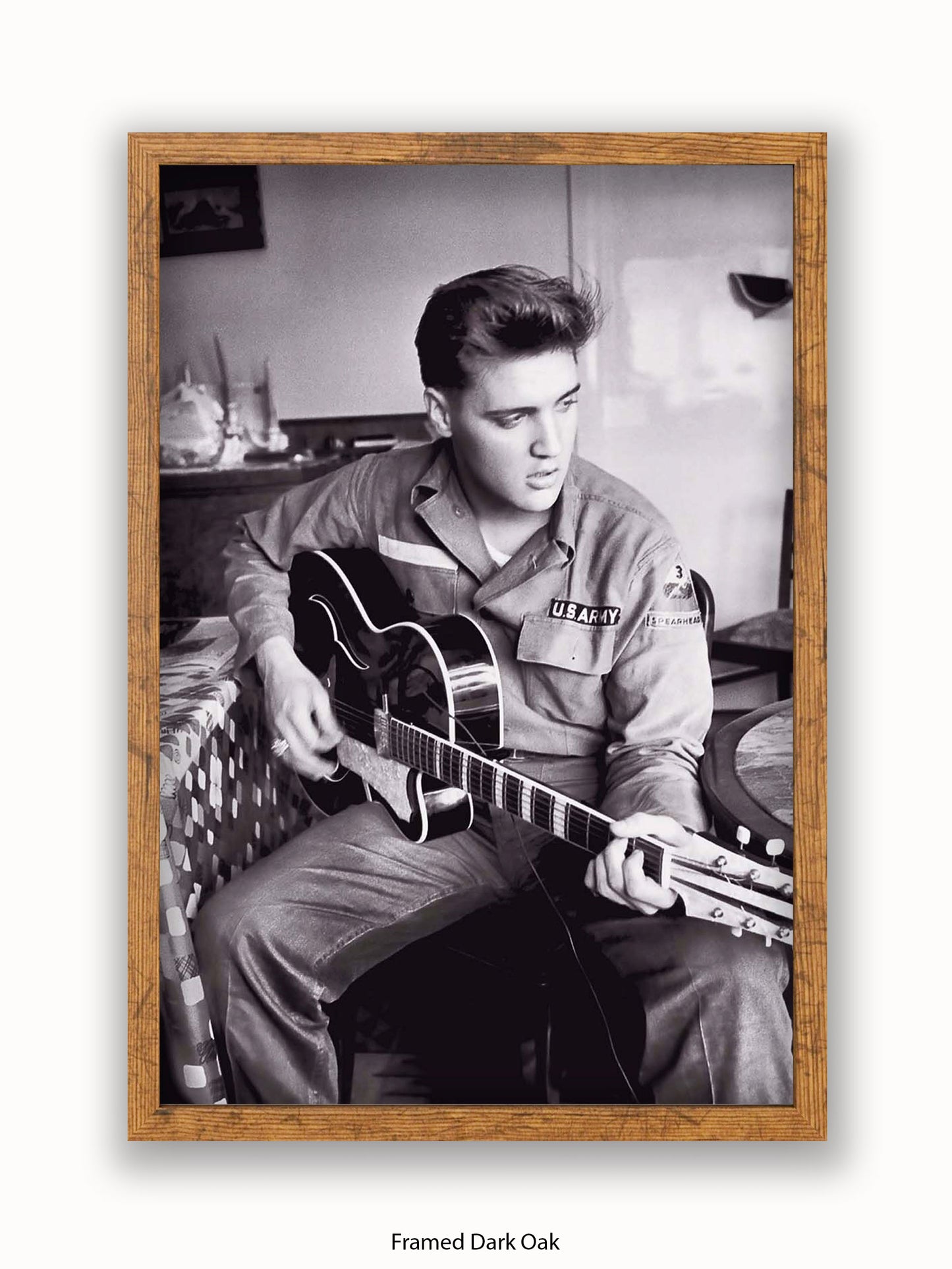 Elvis Presley Army Uniform Poster