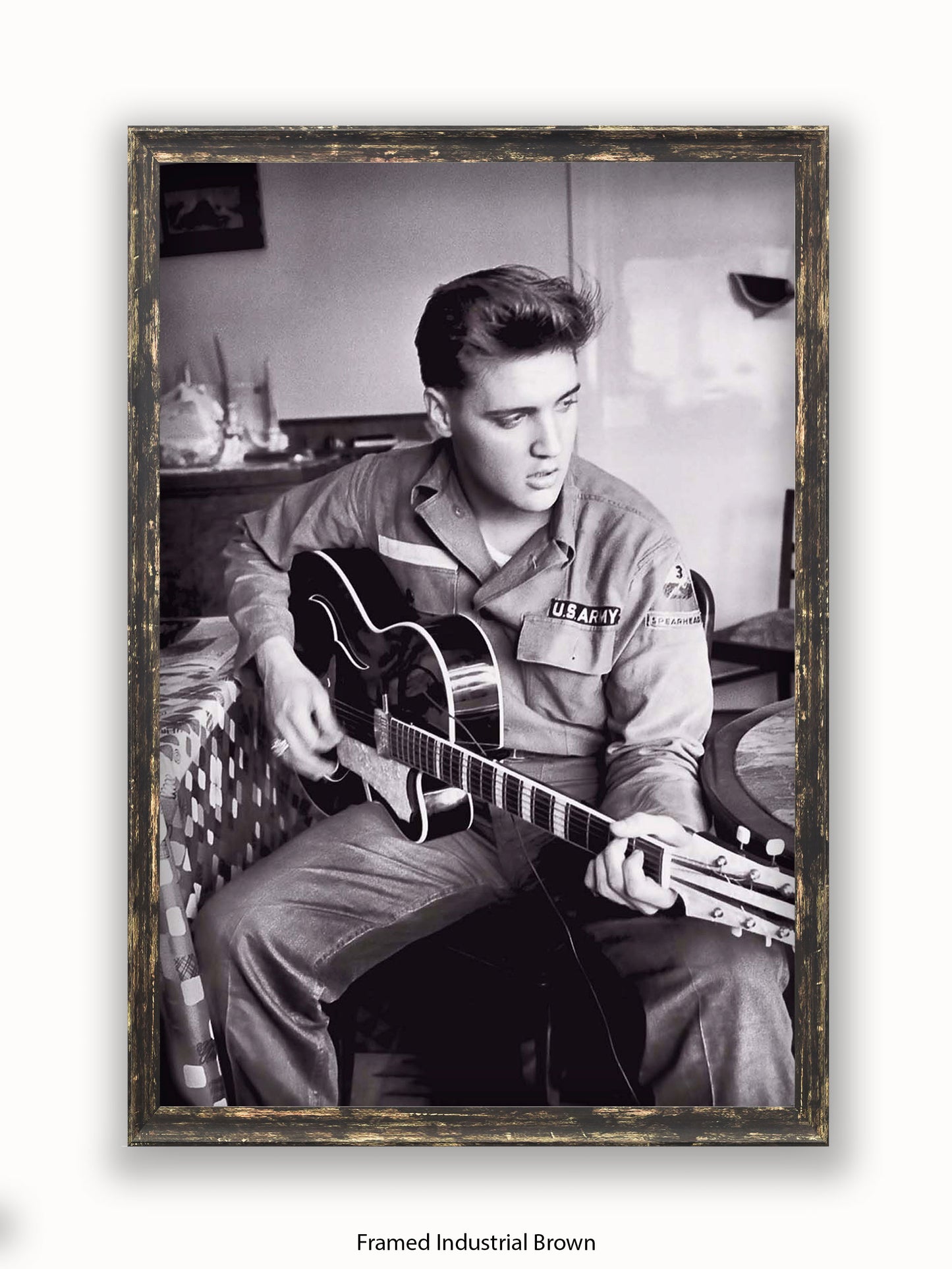 Elvis Presley Army Uniform Poster