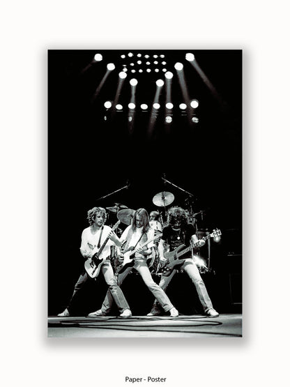 Status Quo Live Glasgow Poster