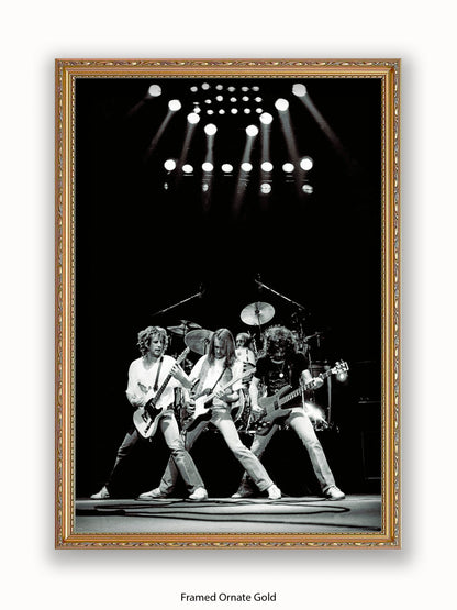 Status Quo Live Glasgow Poster