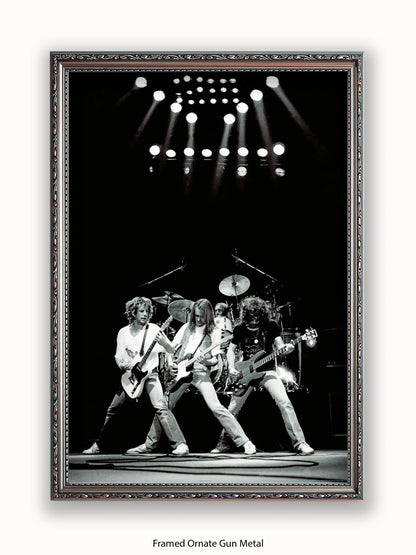 Status Quo Live Glasgow Poster