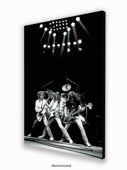 Status Quo Live Glasgow Poster